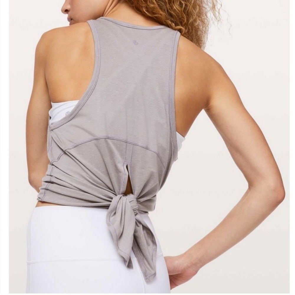 Lululemon Goal Up Tank - Dark Chrome size 8 workout gym athletic lightweight